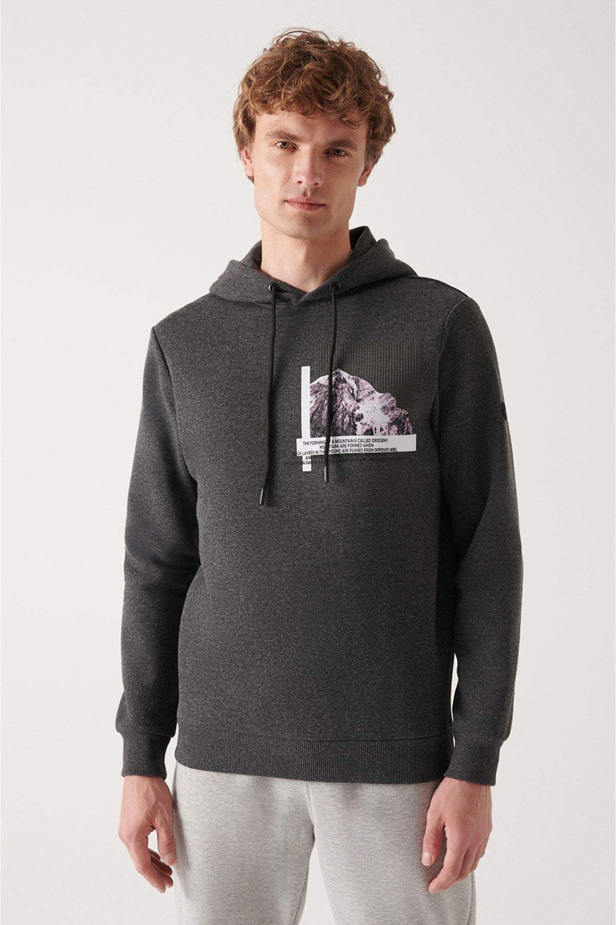 mens-anthracite-hooded-collar-3-thread-inner-fleece-printed-sweatshirt-a22y1250