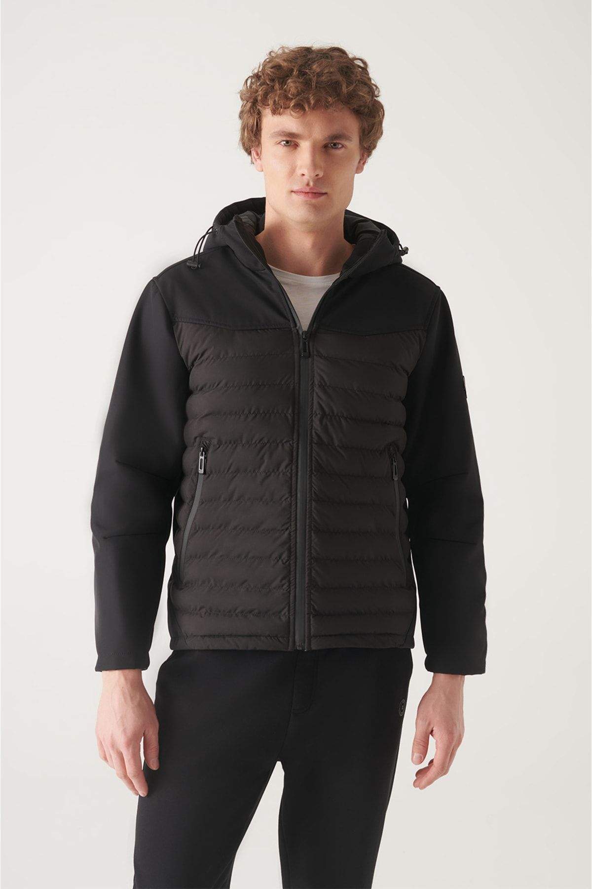 mens-black-hooded-water-repellent-windproof-lightweight-coat-a22y6083