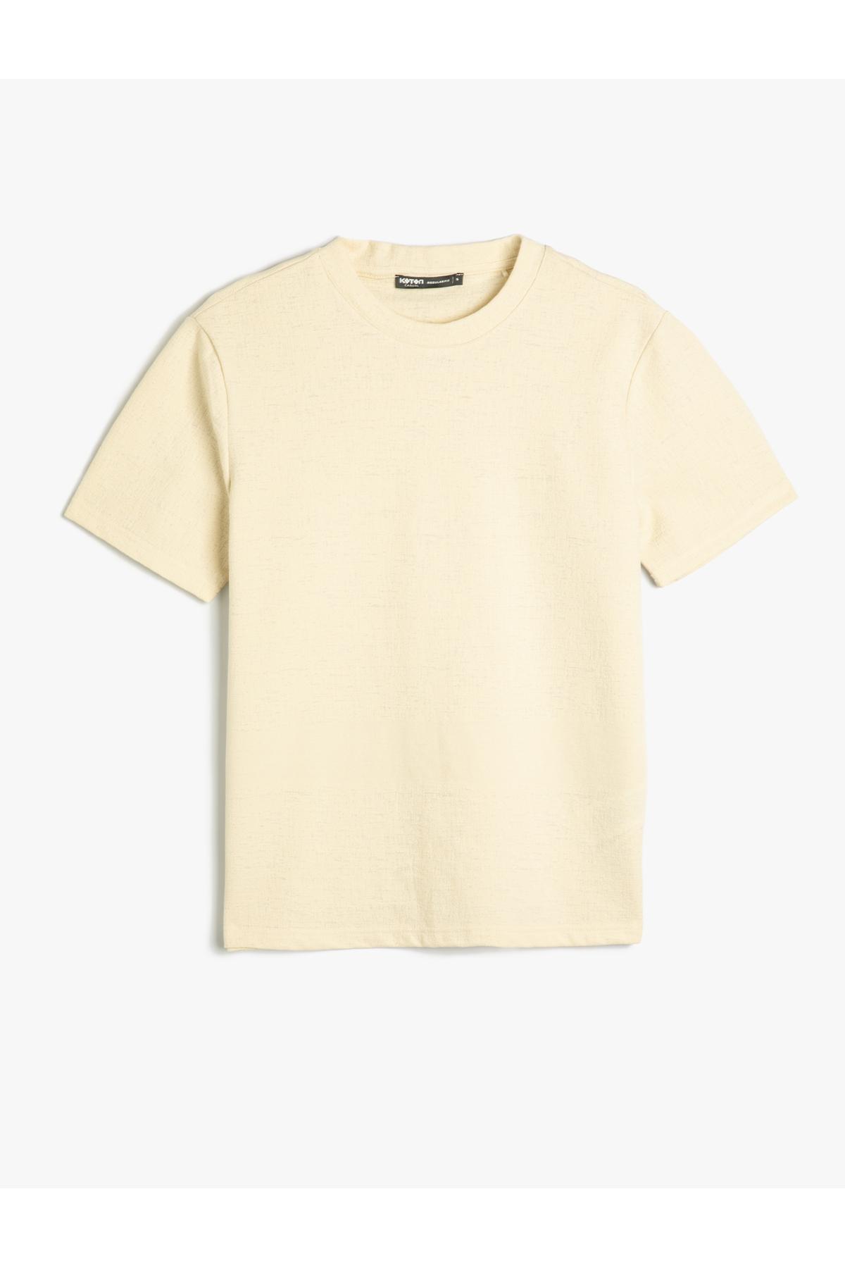 تیشرت پایه آستین کوتاه یقه خدمه