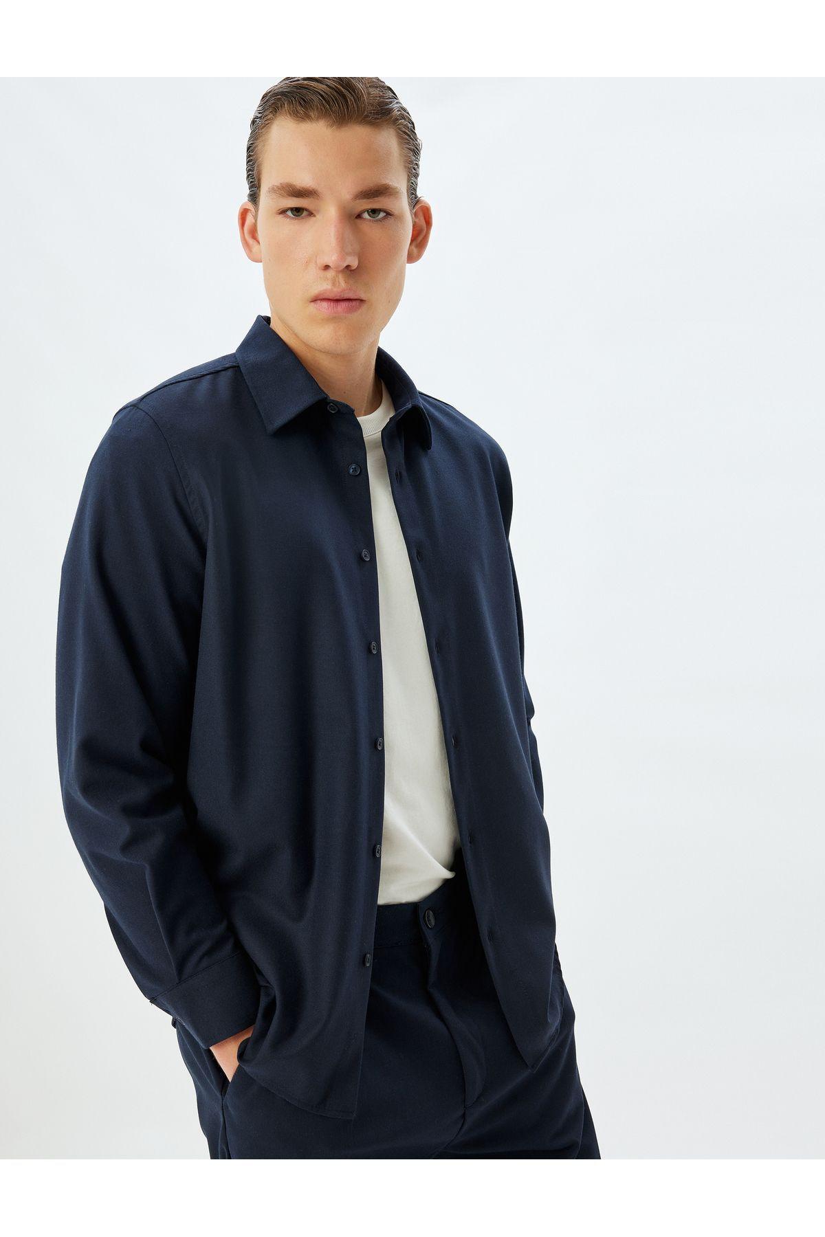 پیراهن پایه آستین بلند ترکیبی ویسکوز